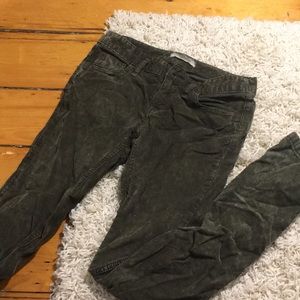Free People green cords